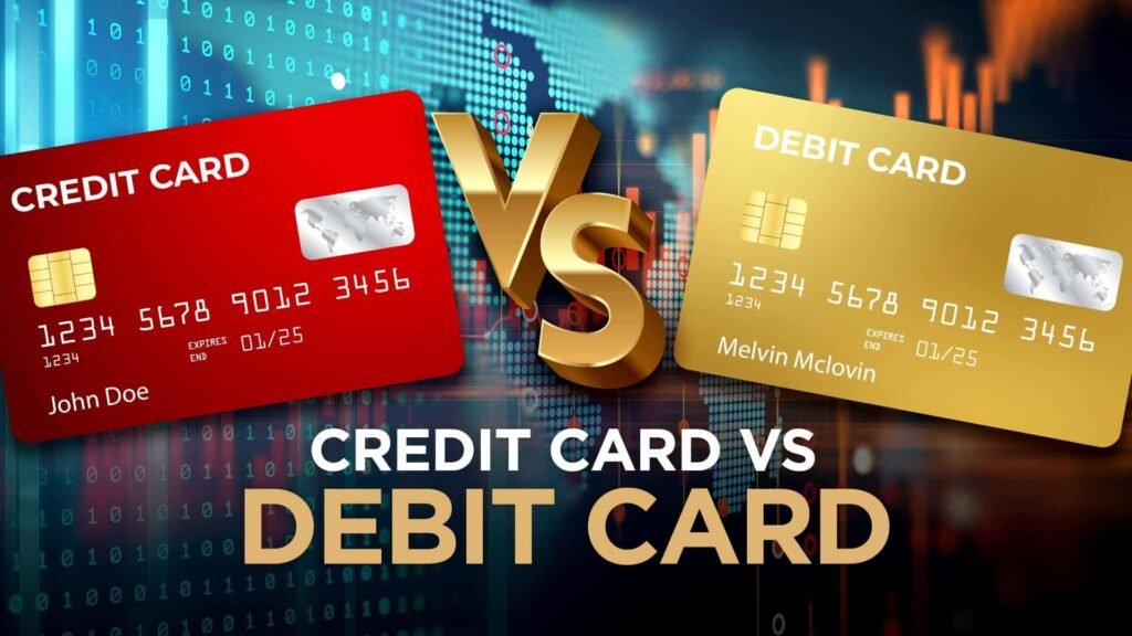debit and credit card