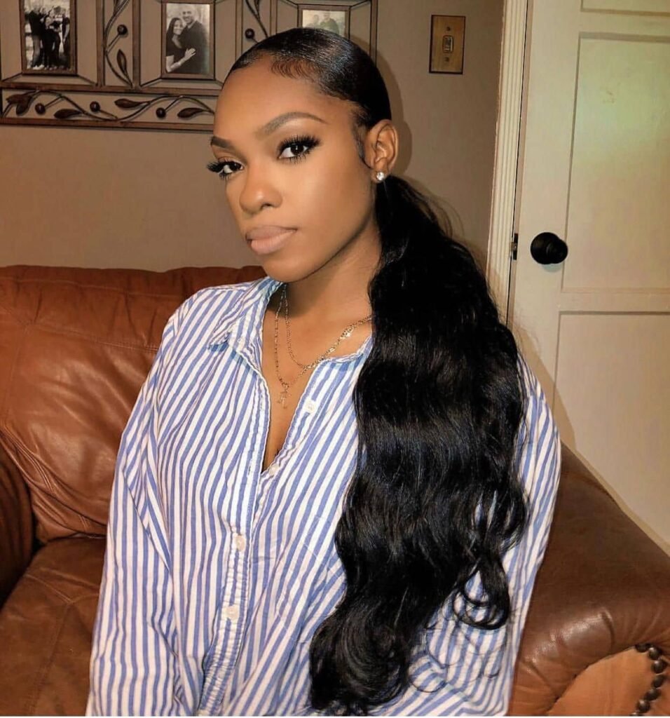 How To Clip In Hair Extensions For A Ponytail